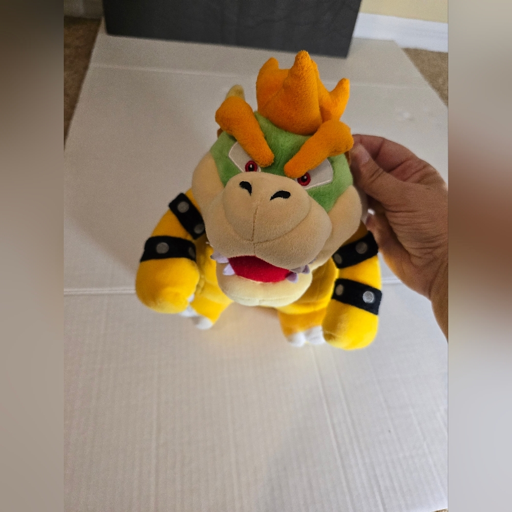 Super Mario Bros Plushie King Bowser Koopa Plush Doll Stuffed Toy 10 Inch Gift